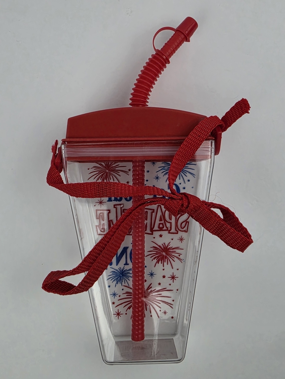 Patriotic July 4th Tumbler with Straw and Carry Strap - Picture 3 of 6